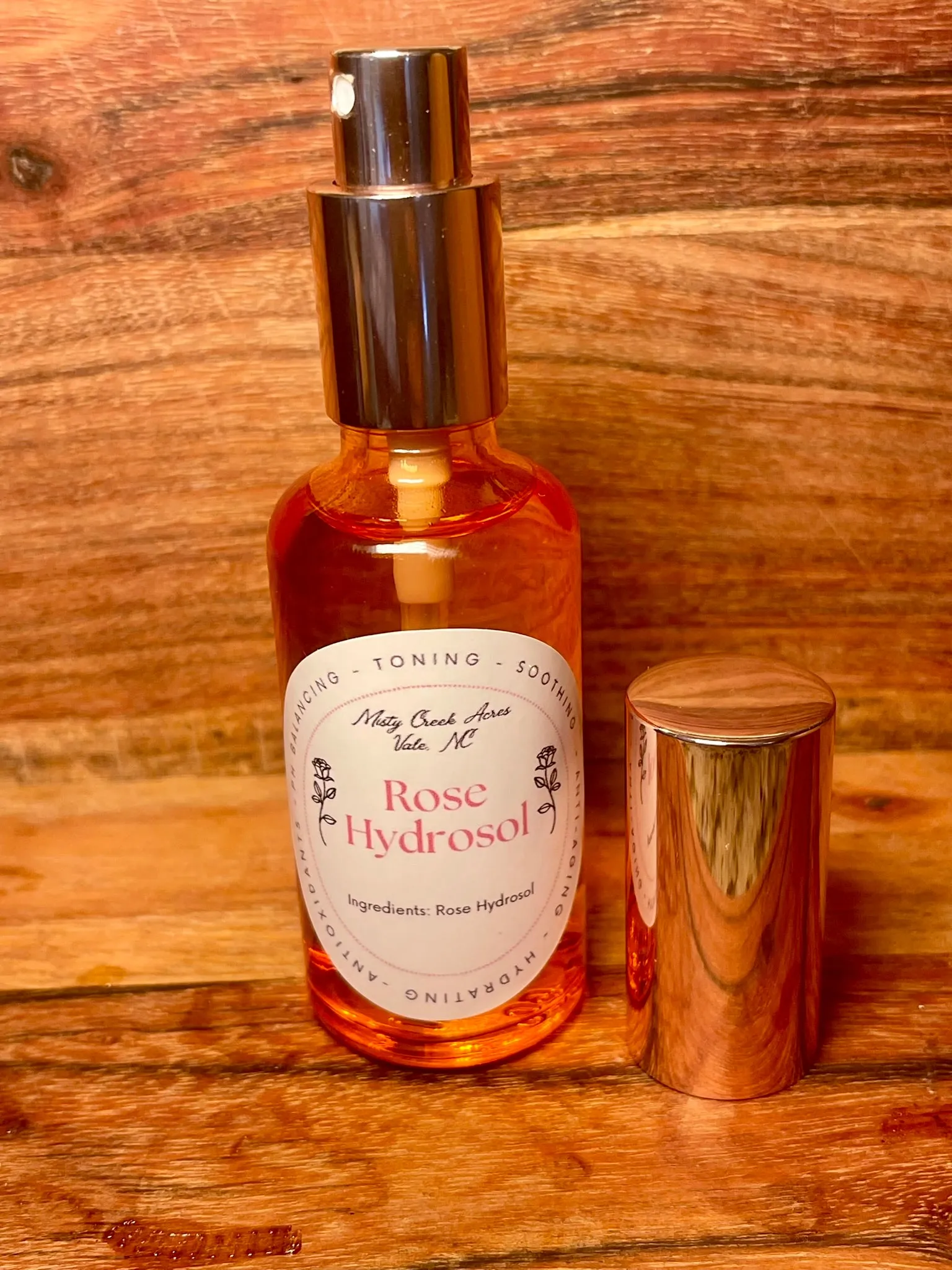 Rose Hydrosol – Refresh & Revitalize Facial Mist