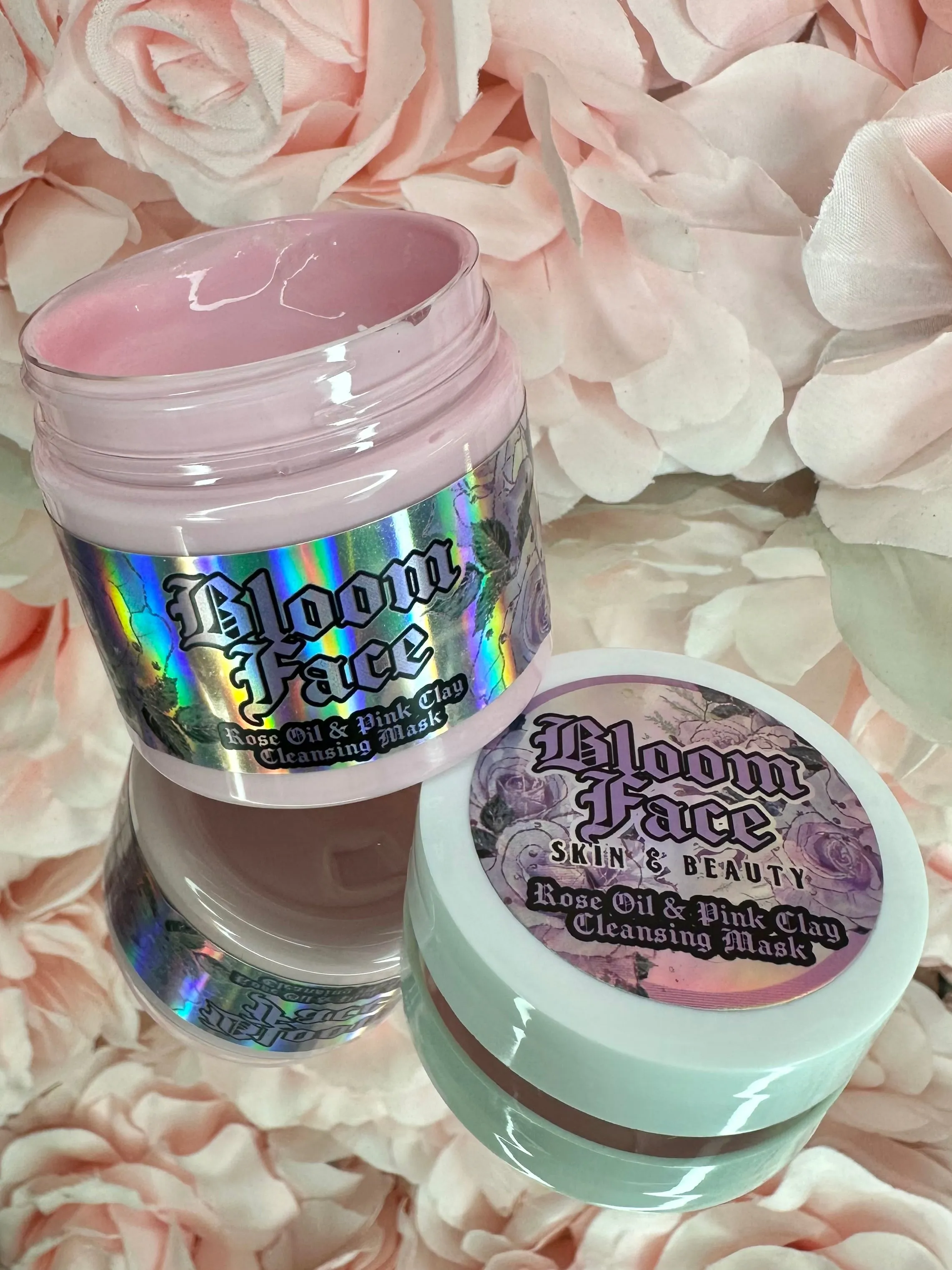 Rose Oil & Pink Clay | CLEANSING MASK