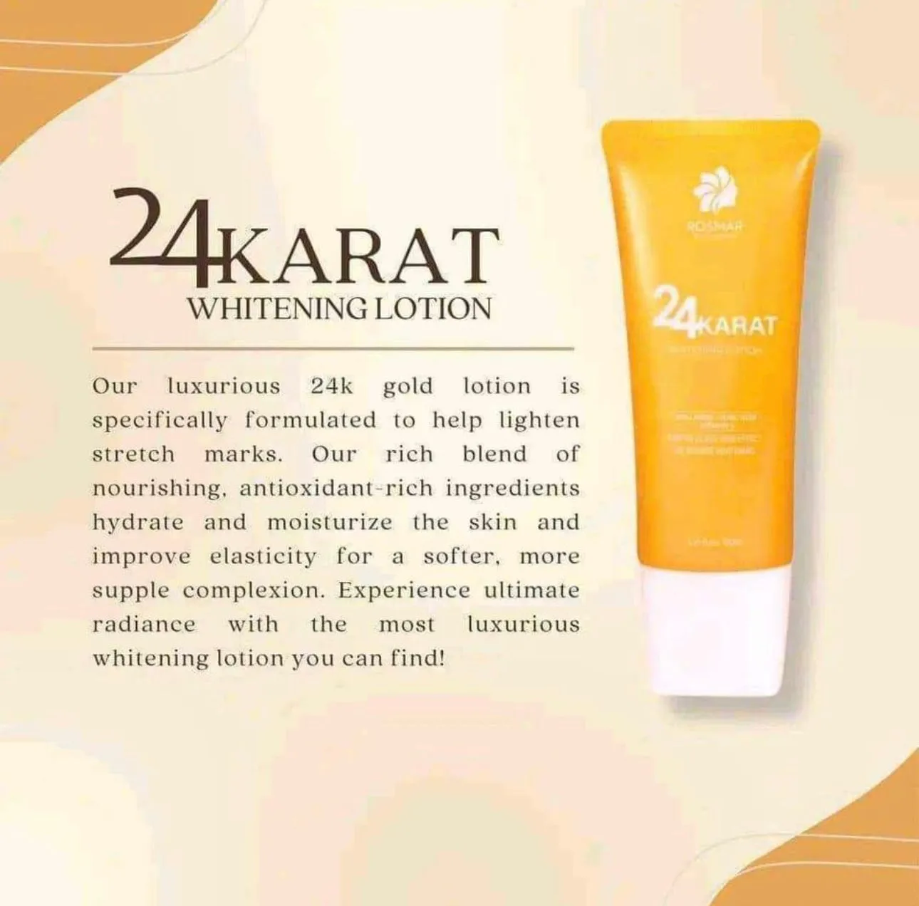 Rosmar - 24 Karat Whitening Lotion 100 ML