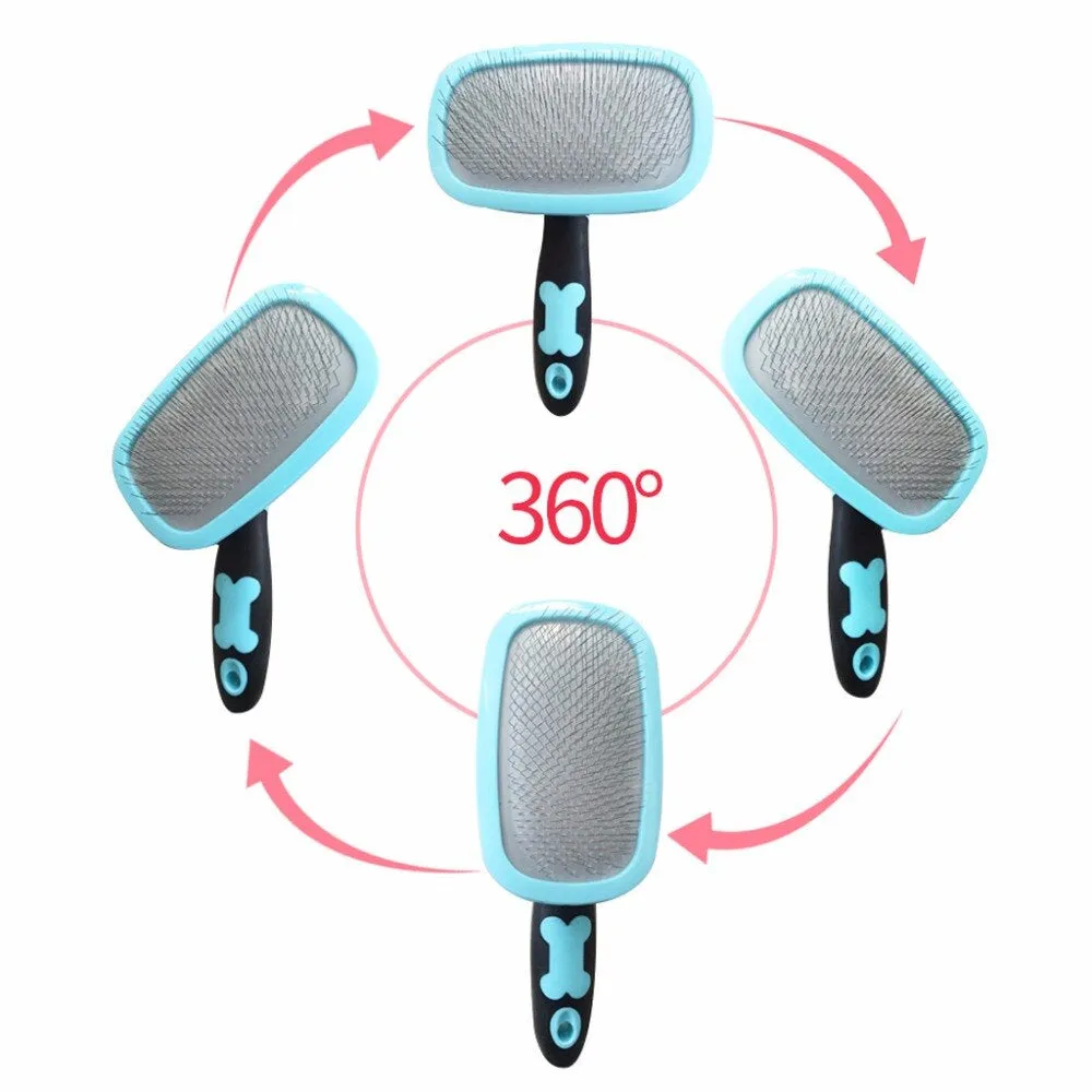 Rotatable Handle Shedding Dog Hair Brush