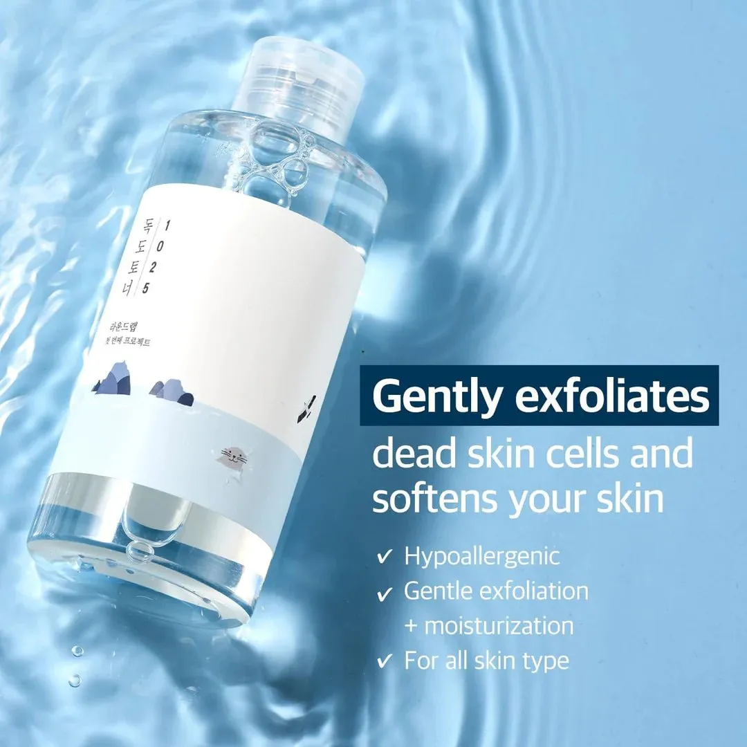 ROUND LAB 1025 Dokdo Cleanser & 1025 Dokdo Toner Set