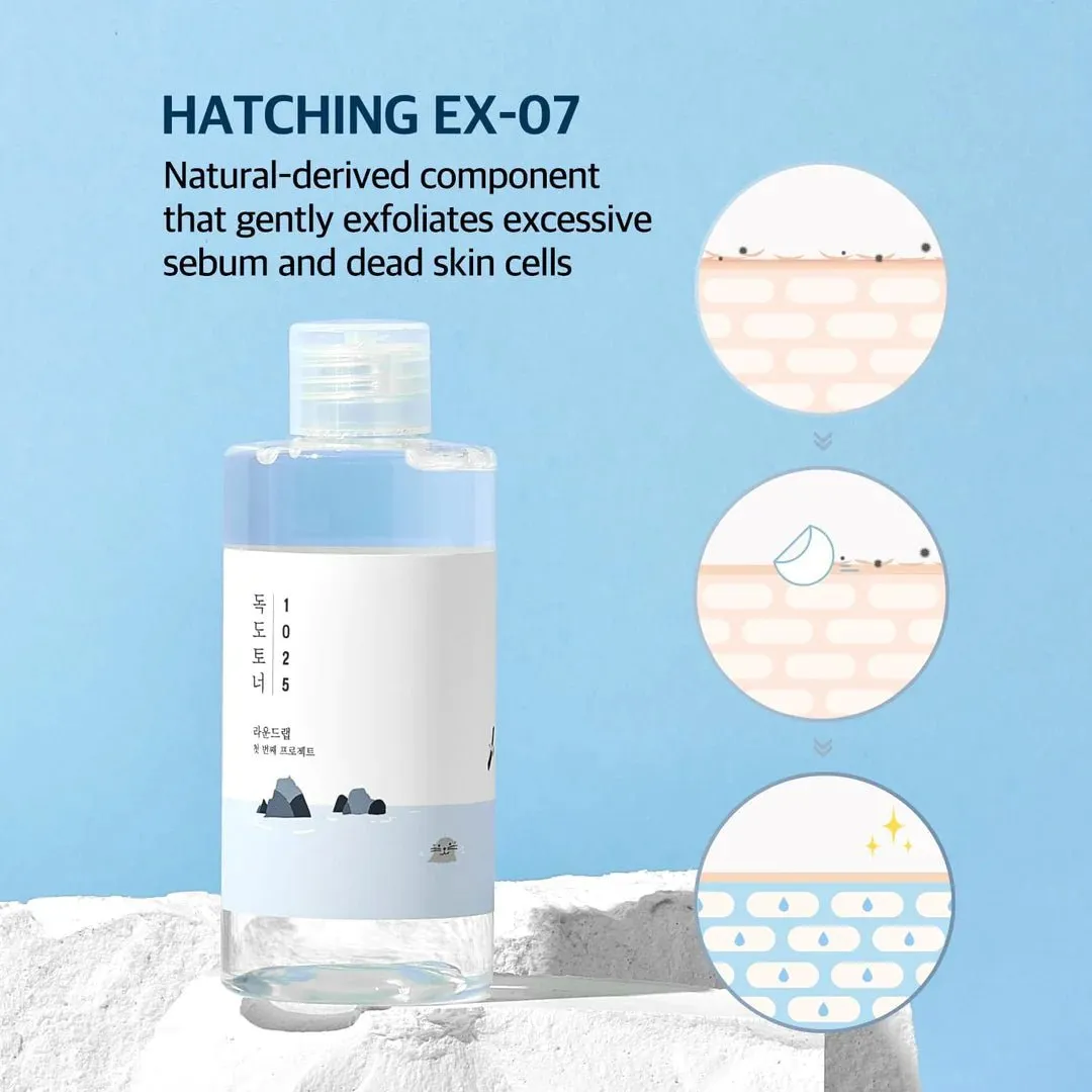 ROUND LAB 1025 Dokdo Cleanser & 1025 Dokdo Toner Set