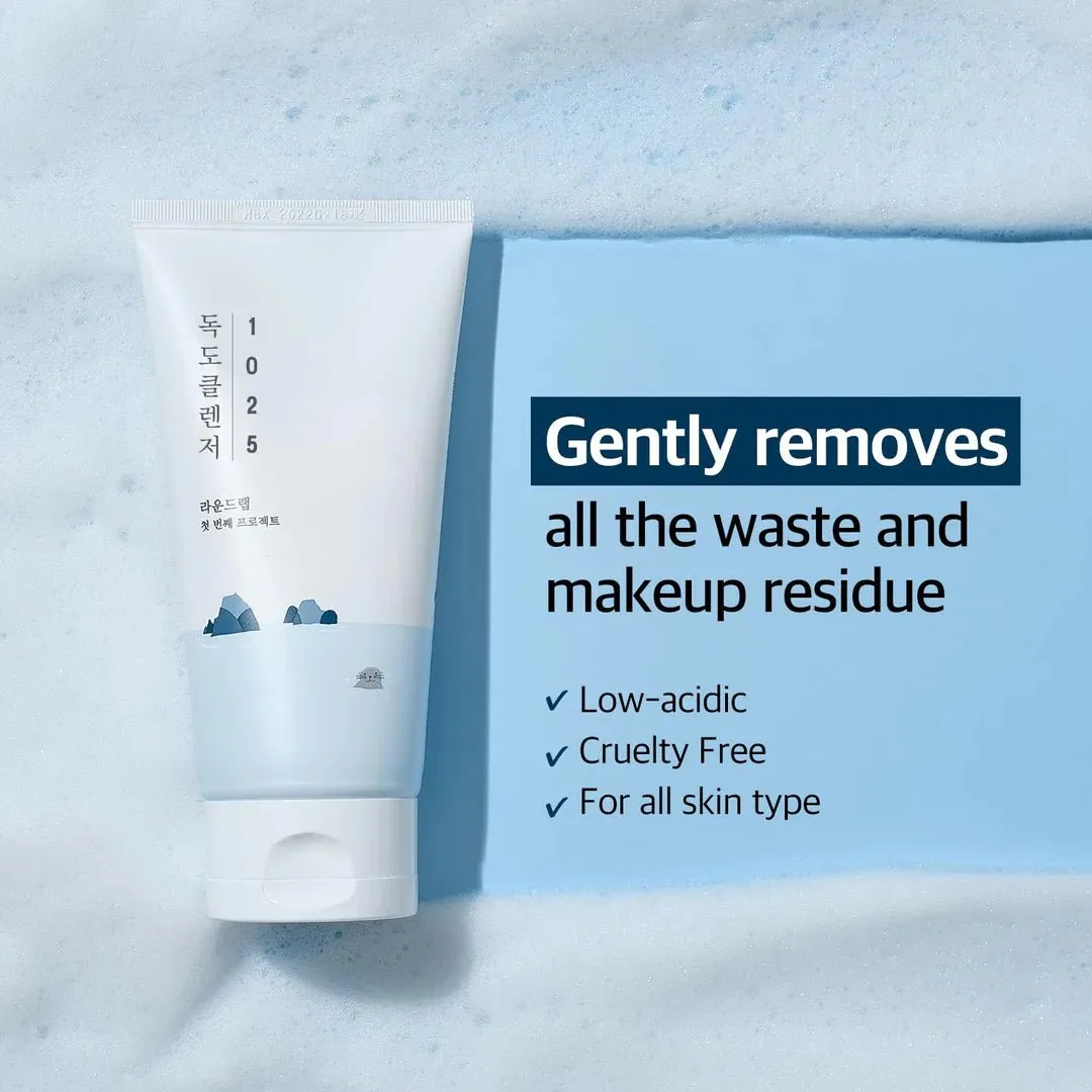 ROUND LAB 1025 Dokdo Cleanser & 1025 Dokdo Toner Set