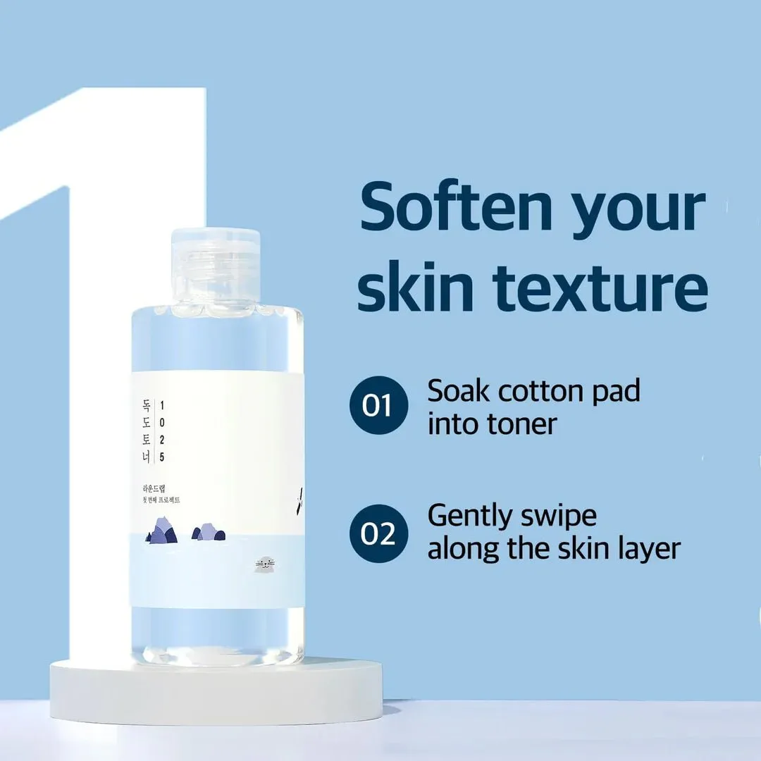 ROUND LAB 1025 Dokdo Cleanser & 1025 Dokdo Toner Set