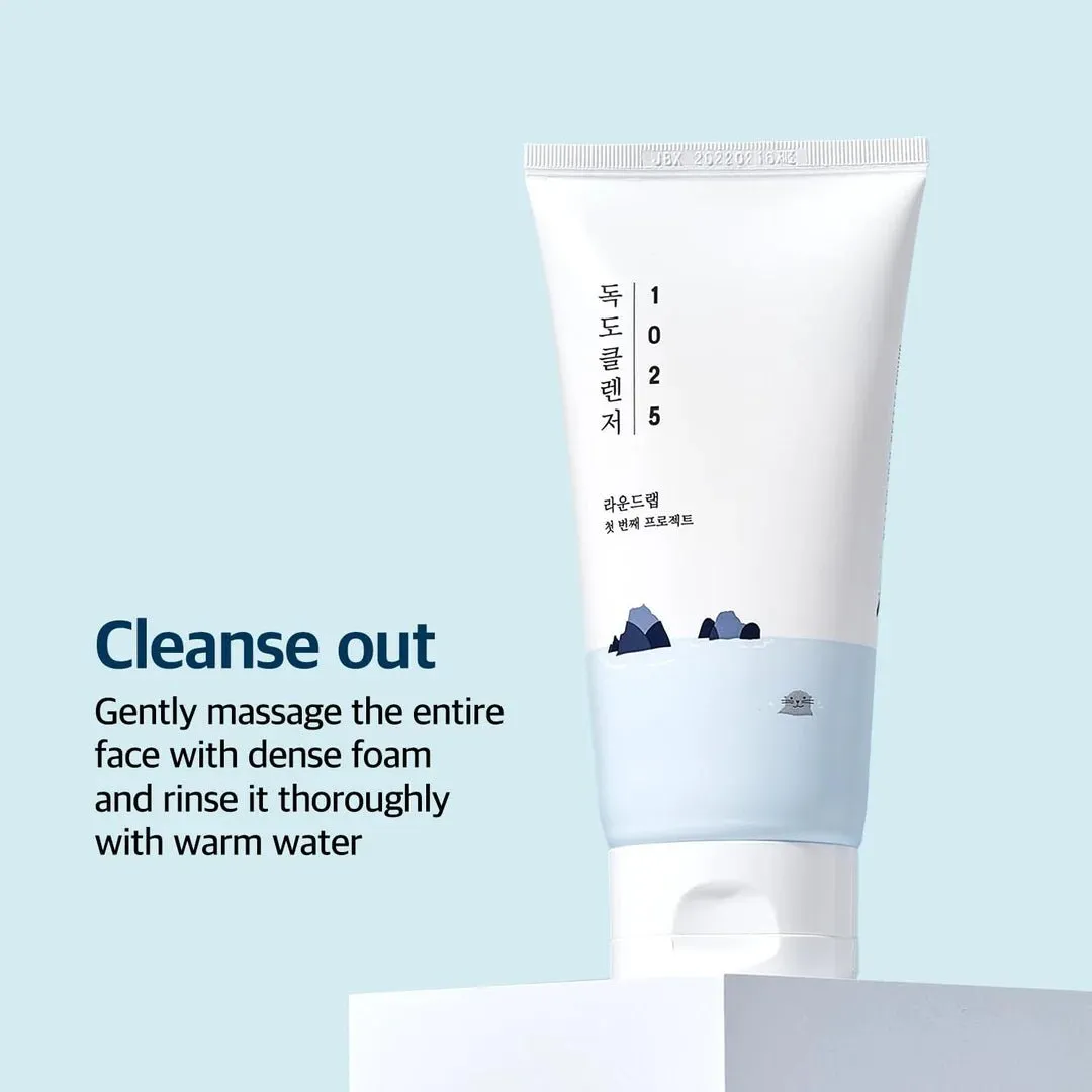 ROUND LAB 1025 Dokdo Cleanser & 1025 Dokdo Toner Set