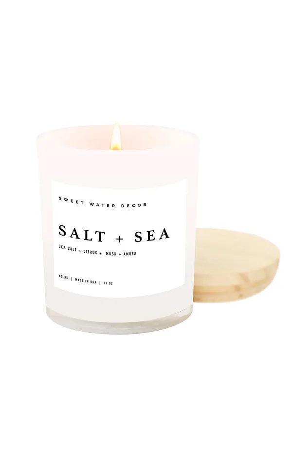 Salt and Sea Candle
