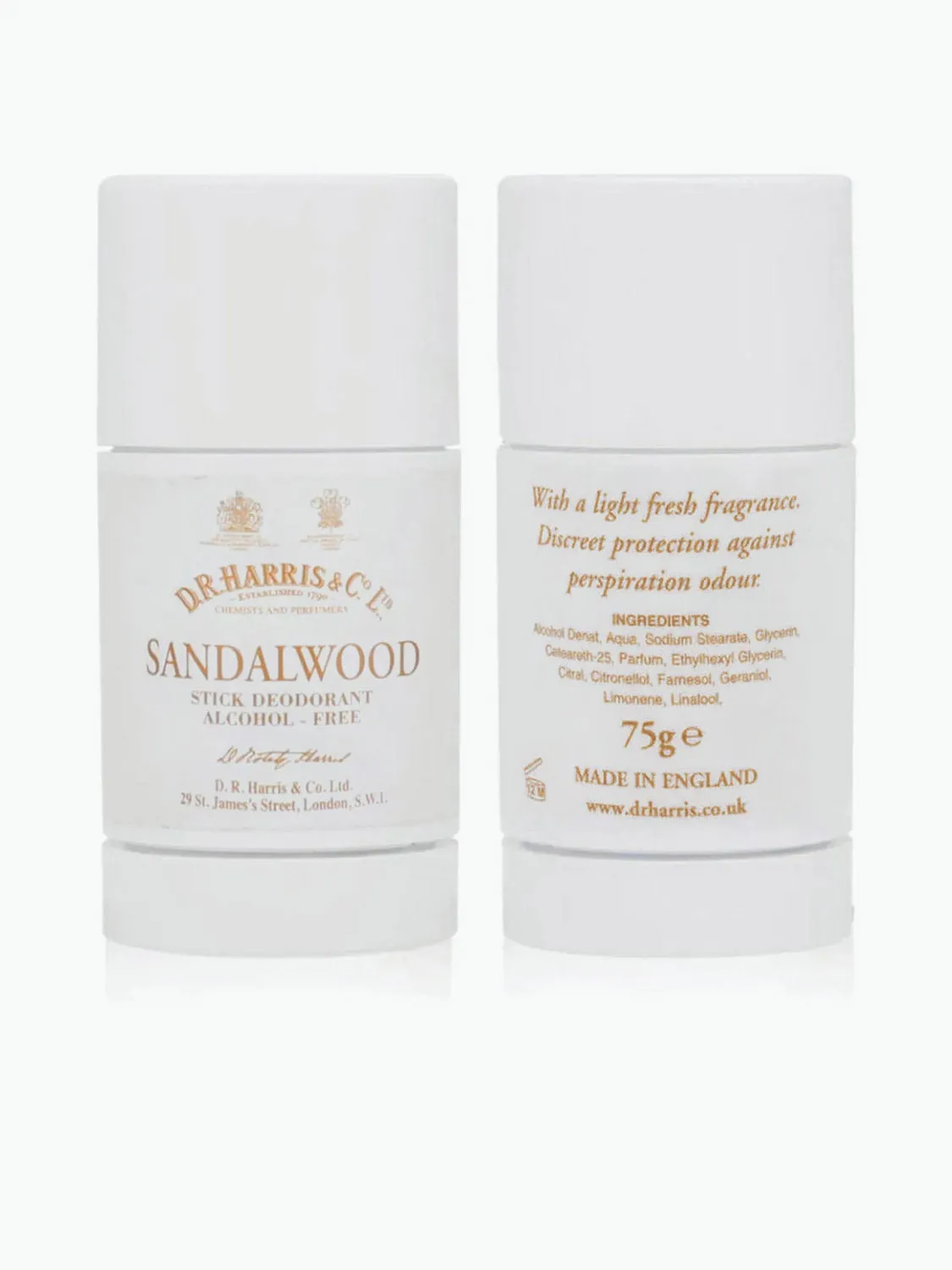 Sandalwood Alcohol-Free Antiperspirant Stick Deodorant