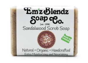 Sandalwood Scrub Soap Bar | Exfoliating Elegance