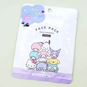 Sanrio Characters Nokkari Face Pack Sheet Mask