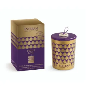 Scented & Refillable Decorative Candle - Esteban - Figue Noire