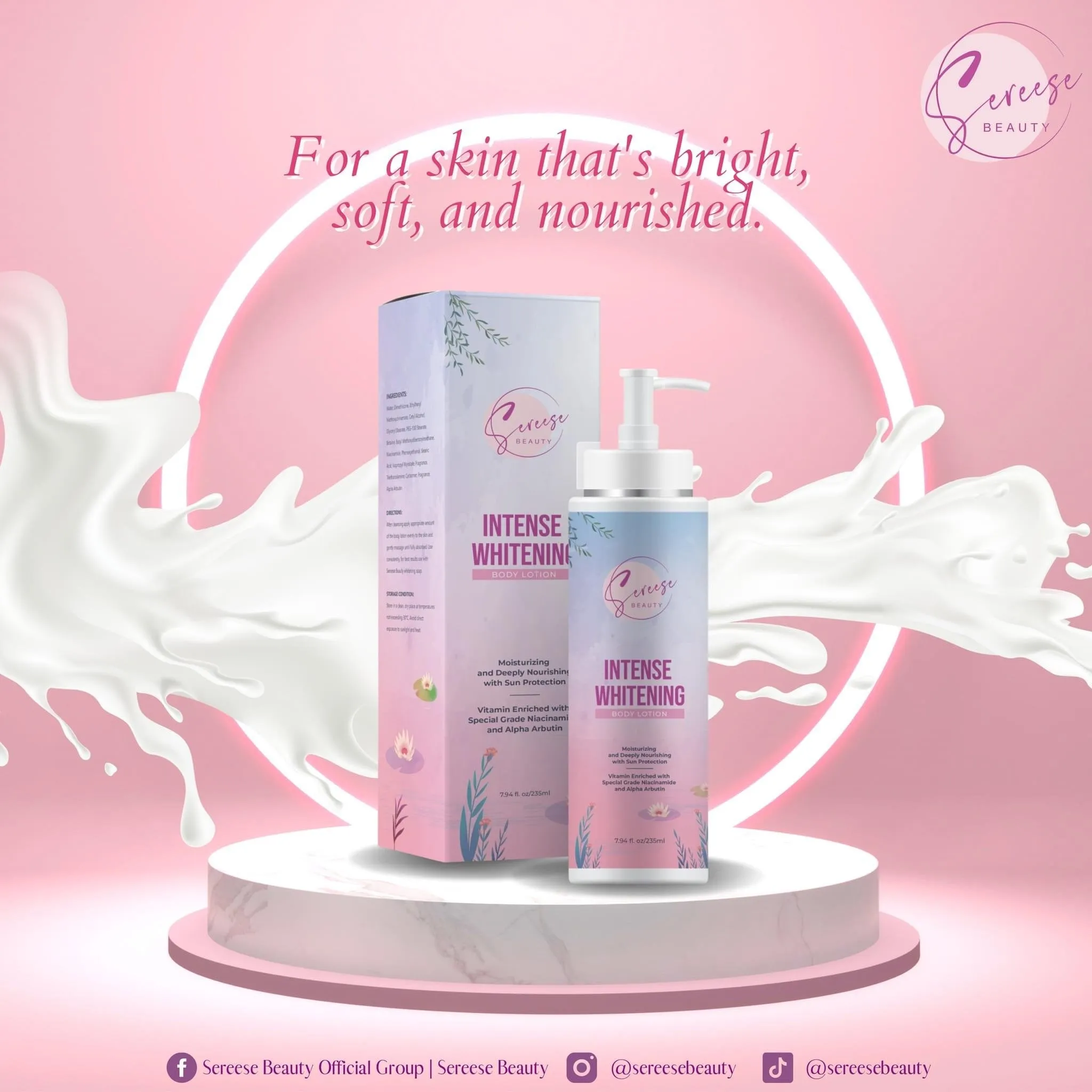 Sereese Beauty - Intense Whitening Body Lotion 235ml