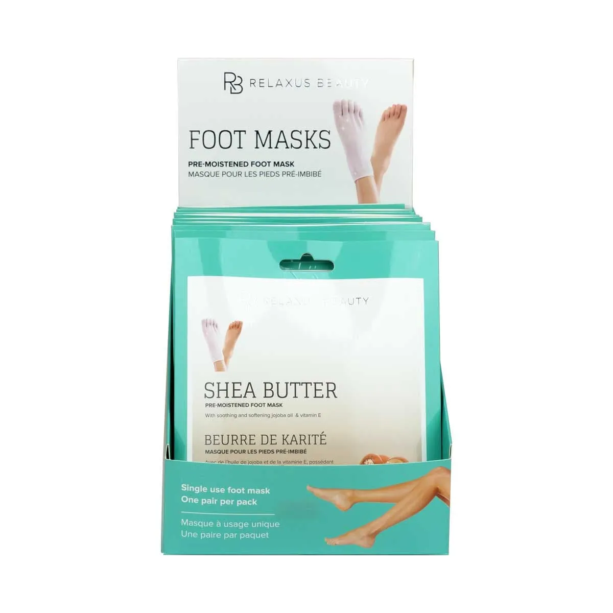 Shea Butter Foot Mask - Displayer of 12