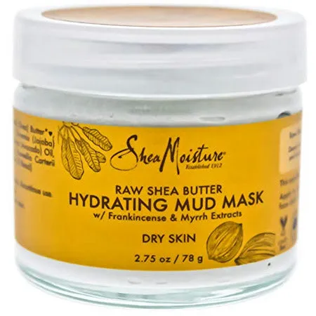 Shea Moisture Raw Butter Hydrating Mud Mask for Unisex, 2.75 Ounce