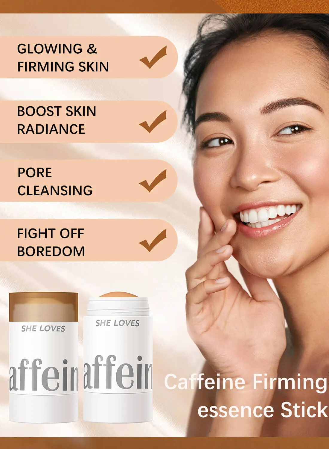 SHELOVES Caffeine Firming Essence Stick