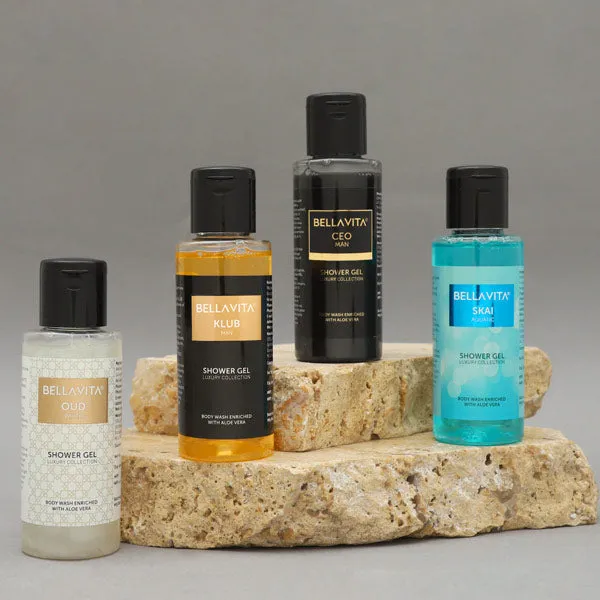 Shower Gel Travel Minis Kit - 4 x 55ml
