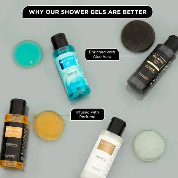 Shower Gel Travel Minis Kit - 4 x 55ml