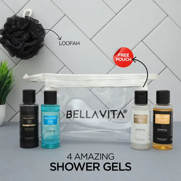 Shower Gel Travel Minis Kit - 4 x 55ml