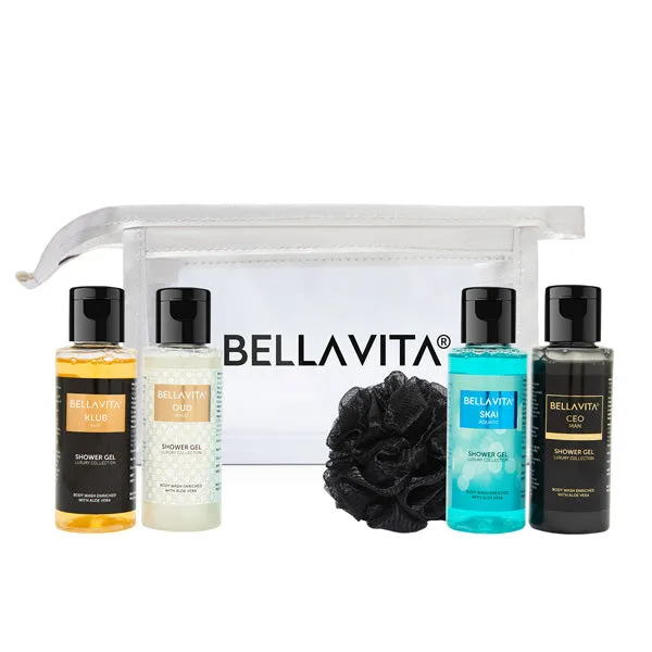 Shower Gel Travel Minis Kit - 4 x 55ml