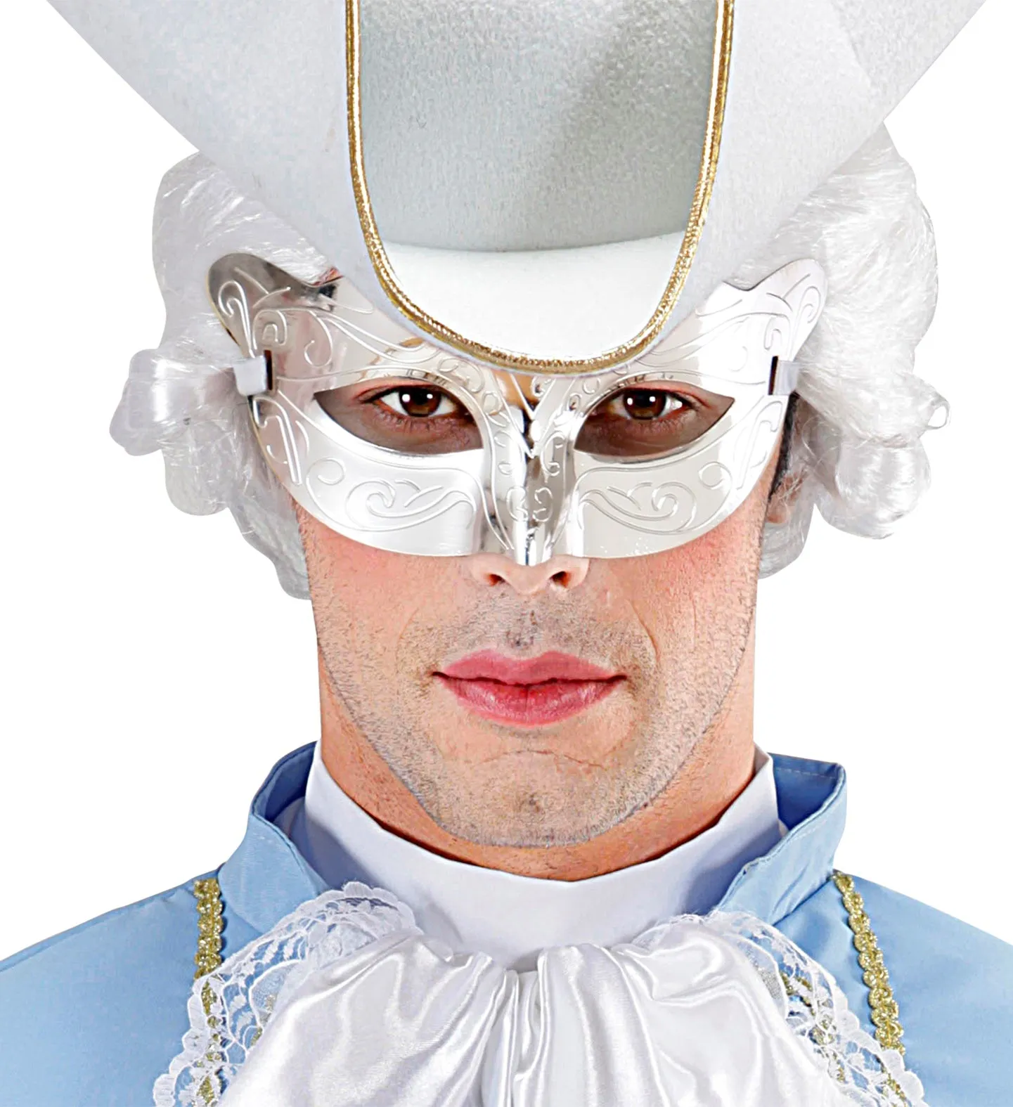 Silver Metallic Eye-mask