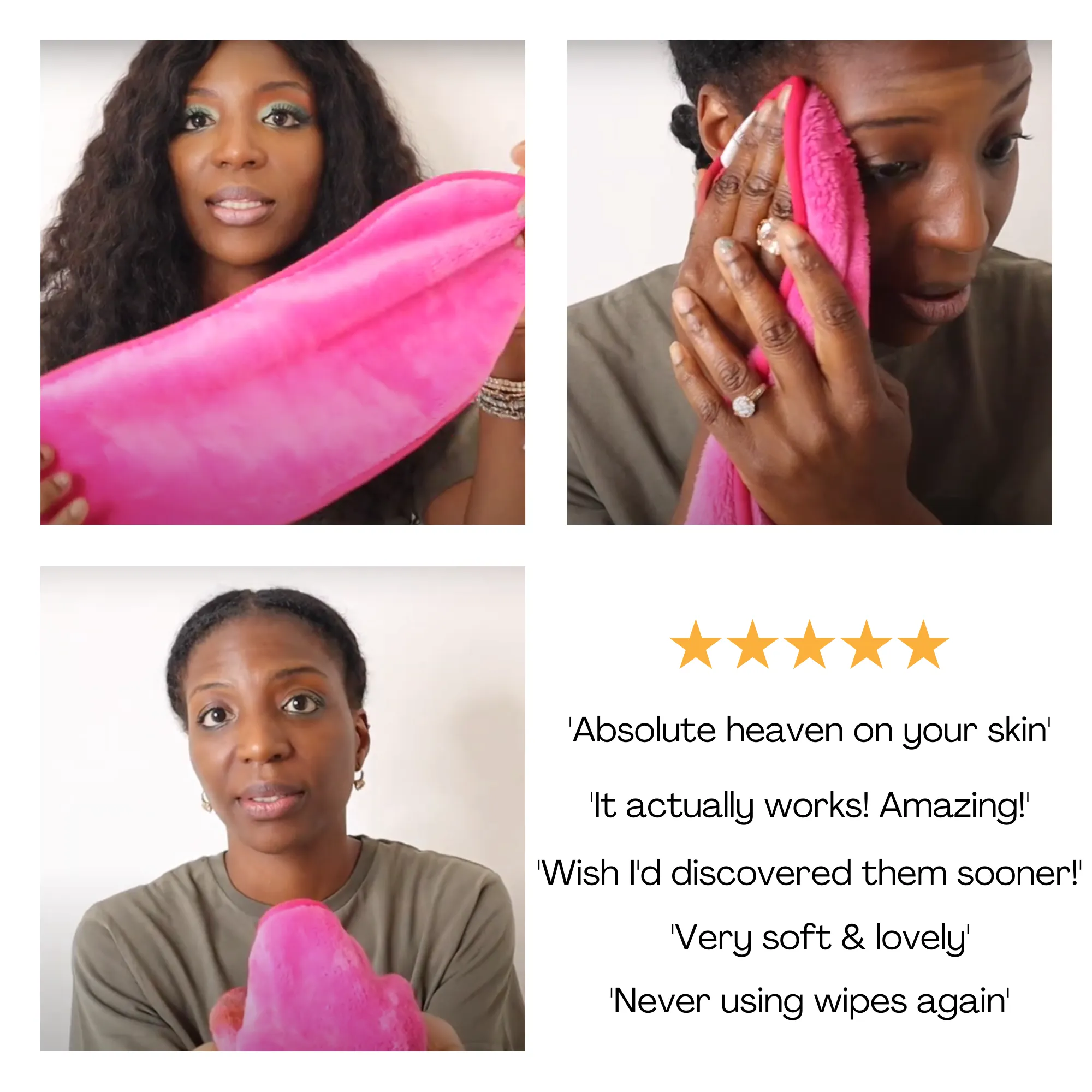 Simply Gone Makeup Remover Cloth - Set of 2 (Pink & Blue)