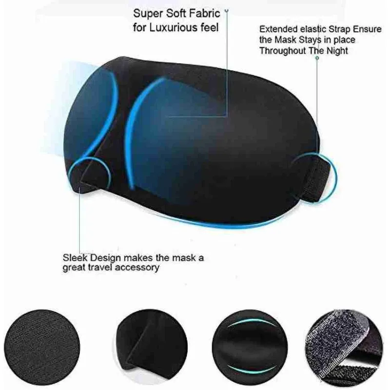 Sleeping Smooth Silk Travel Eye Mask