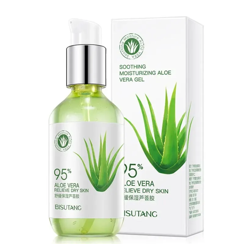 Smooth Skin Care Products with Aloe Gel Moisturizing Lotion Facial Cream