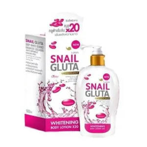 SNAIL GLUTA Collagen Gold Lotion x20 Whitening 500ml (Thailand)