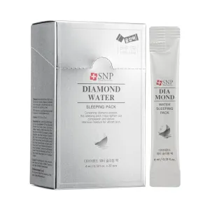 SNP Diamond Hyaluronic Acid Water Sleeping Pack - Brightening 4ml x 20 pieces