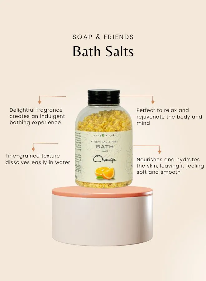 Soap&Friends Fine-Grained Orange Bath Salt - 250 g