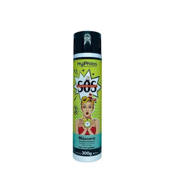 SOS Anti-rubber 3 Minutes Reconstruction Hair Treatment Mask 300ml - My Phios