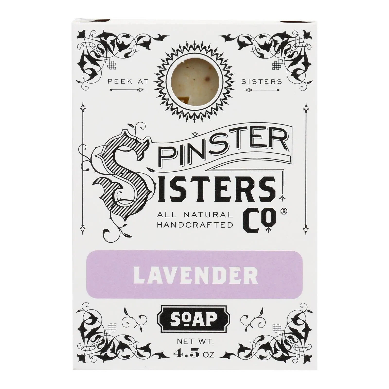Spinster Sisters Company Lavender Soap Bar - 4.5 Ounces