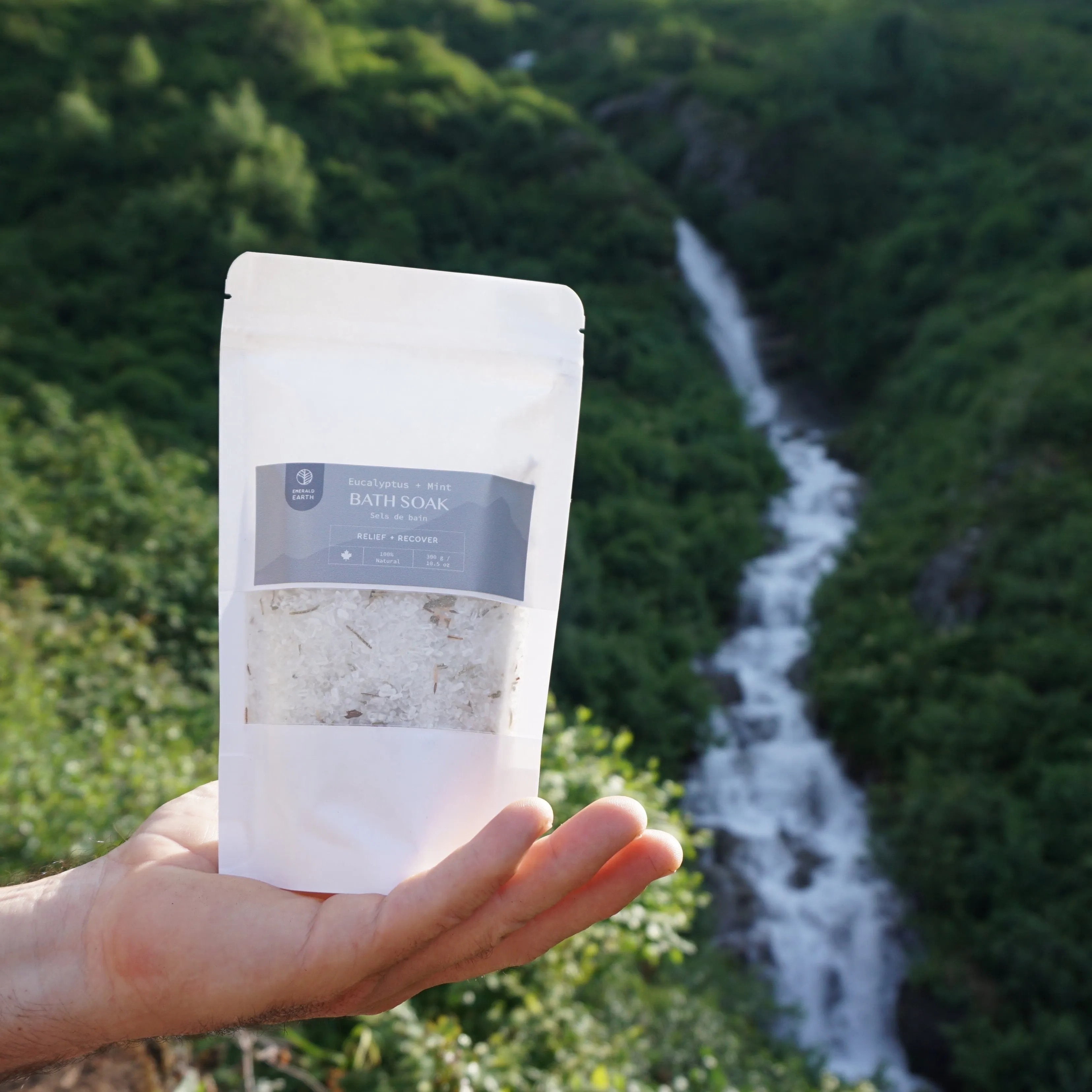 Sports Bath Salts with Eucalyptus   Mint