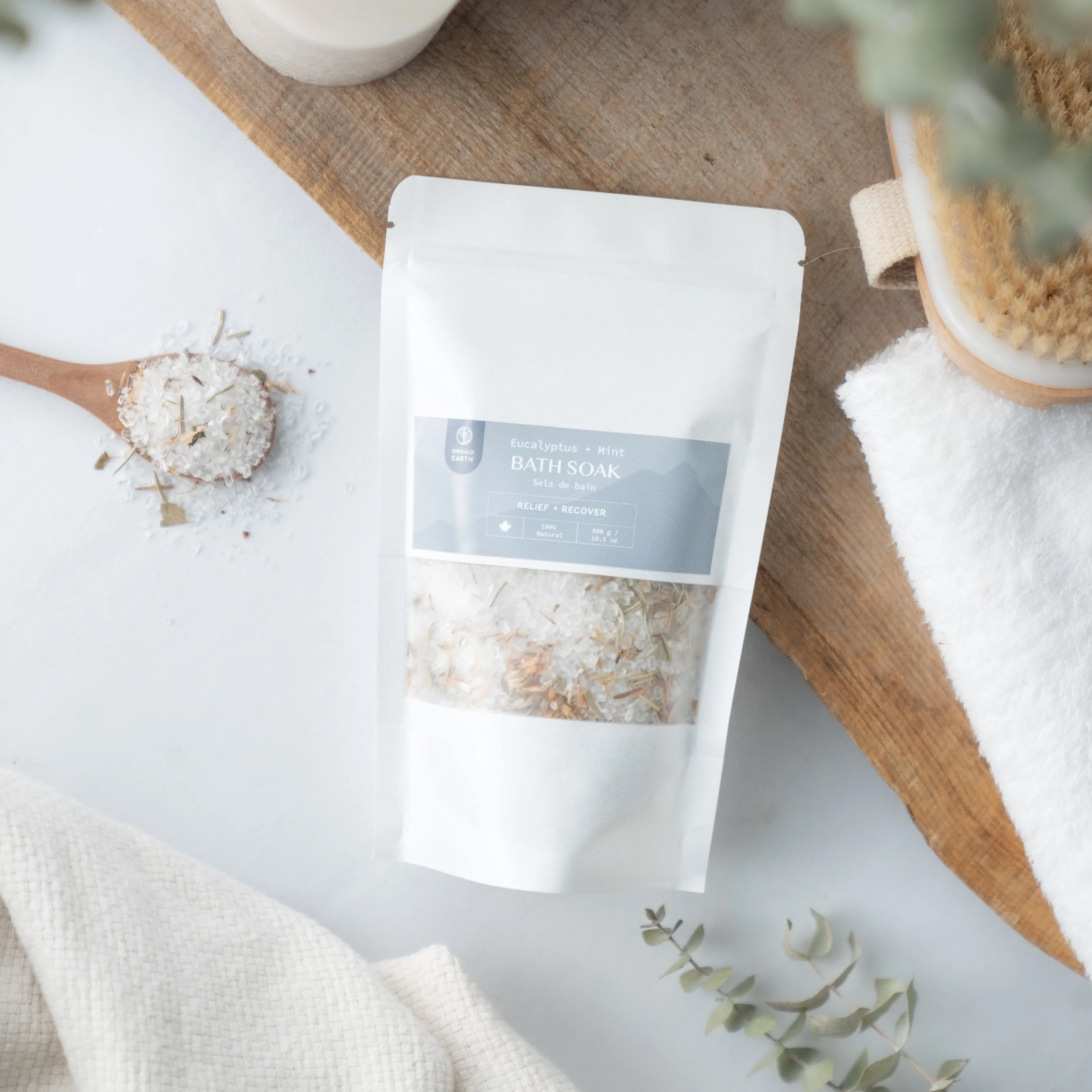 Sports Bath Salts with Eucalyptus   Mint
