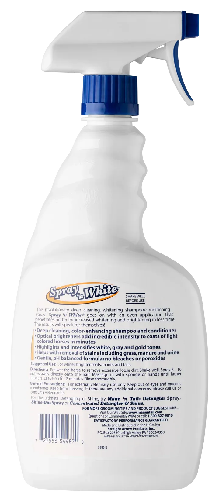 Spray 'n White Whitening Shampoo - 4oz. / 32oz.