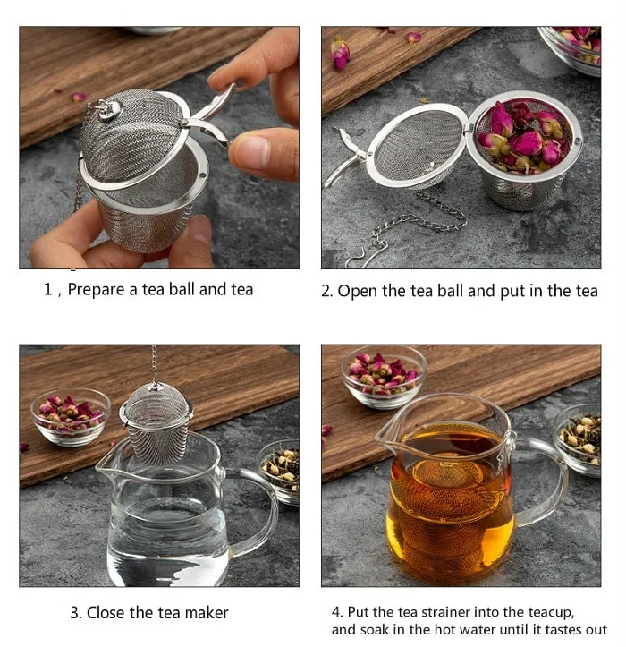 Stainless Steel Tea Strainer Net Type / Spices Strainer