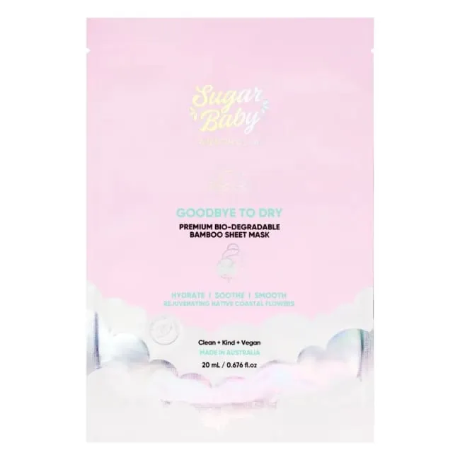 SugarBaby Goodbye To Dry Premium Bio-Degradable Bamboo Sheet Mask