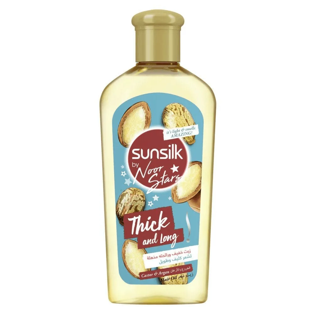 Sunsilk Thick & Long With Castor & Argan Hair Oil - 250ml