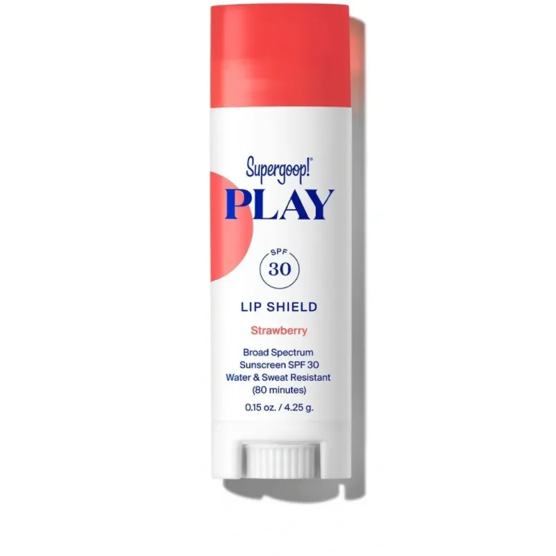 Supergoop! NEW PLAY Lip Shield SPF 30 (0.15 fl. oz.) - Strawberry