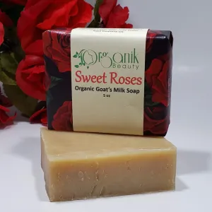 Sweet Roses Organic Goat's Milk Soap 5 oz