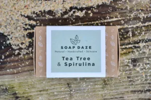 TEA TREE AND SPIRULINA HANDCRAFTED SOAP