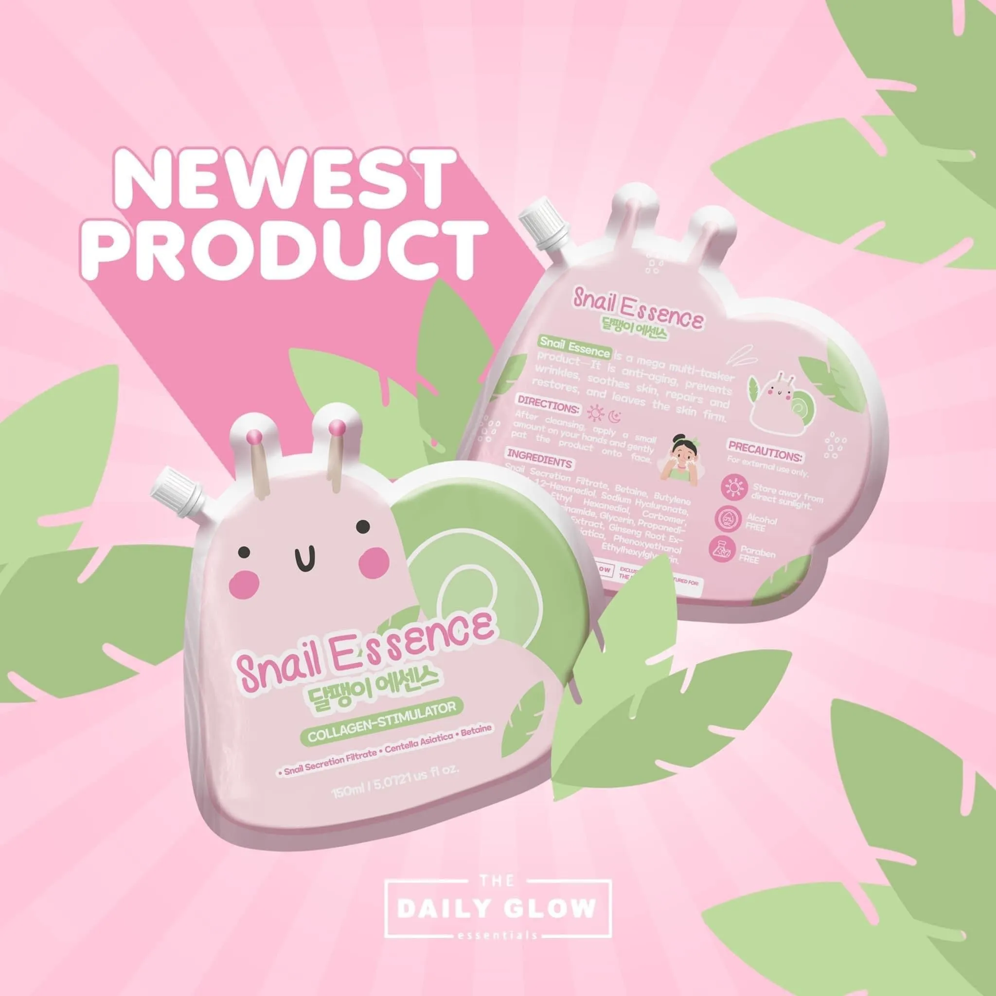 The Daily Glow - Snail Essence Collagen Stimulator 150ML