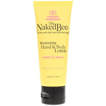 THE NAKED BEE 2.25OZ LOTION VANILLA ROSE