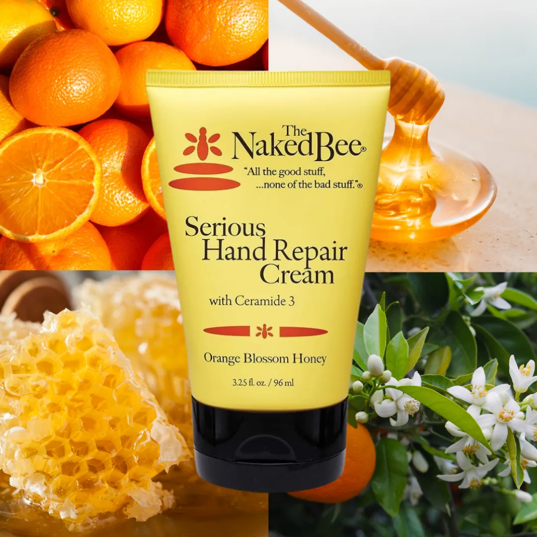 The Naked Bee Orange Blossom Honey Hand Repair Cream 3.25oz