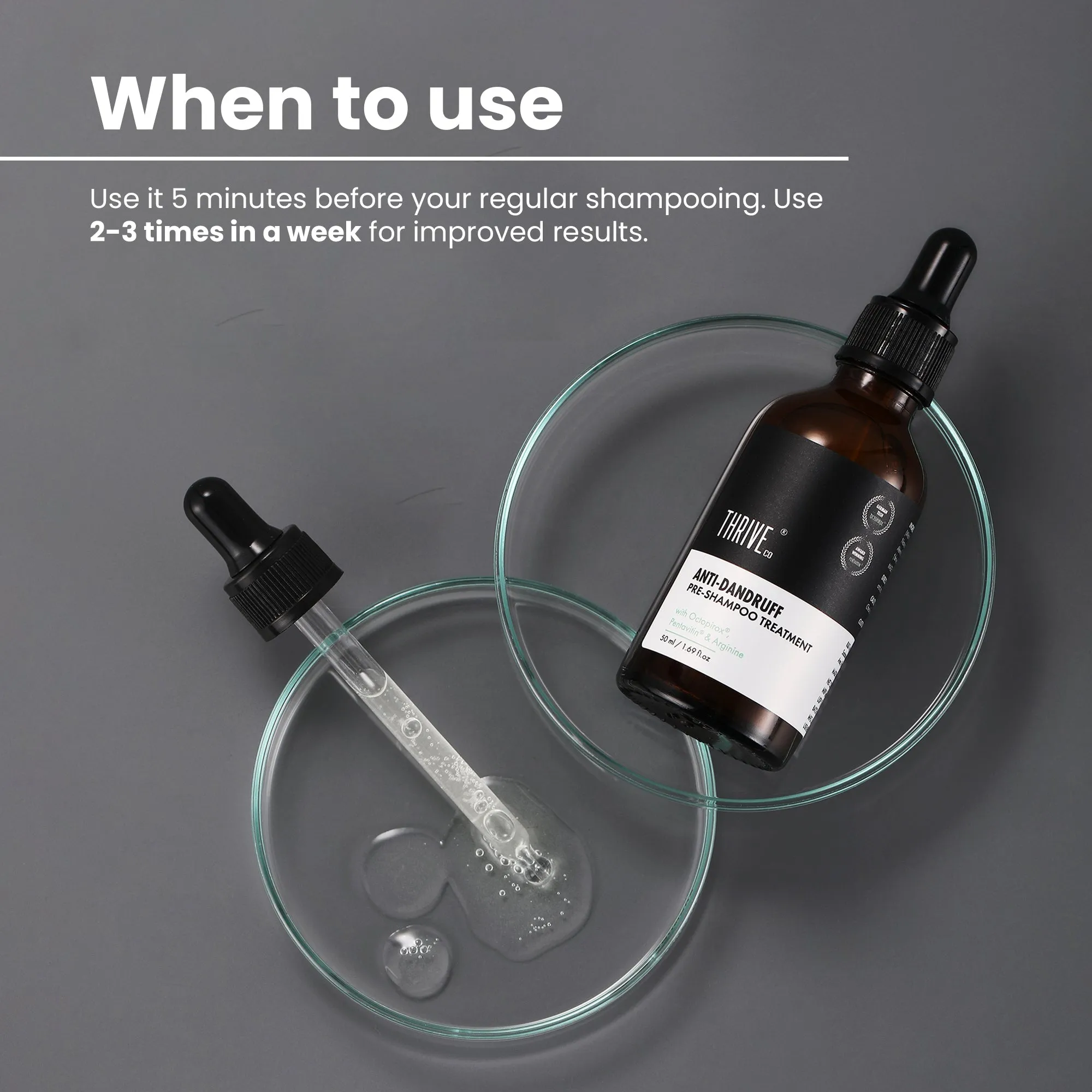 ThriveCo Anti-Dandruff Health Kit: Anti-Dandruff Pre-Shampoo Lotion & Hair Vitalizing Shampoo | 250 ml