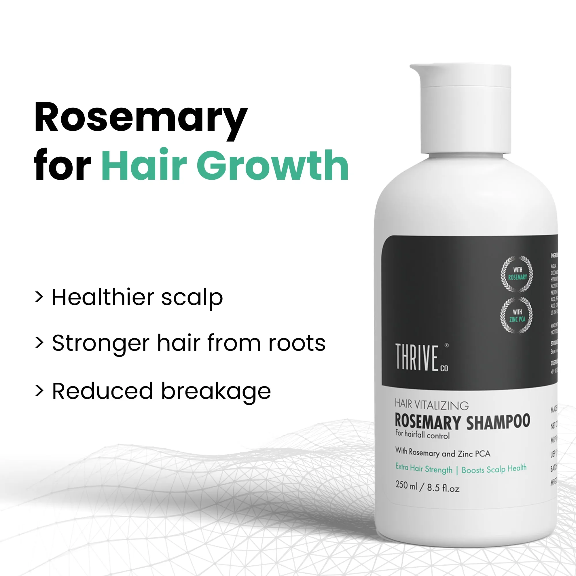 ThriveCo Anti-Dandruff Health Kit: Anti-Dandruff Pre-Shampoo Lotion & Hair Vitalizing Shampoo | 250 ml