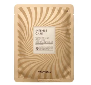 TONYMOLY Intense Care Gold 24 K Snail Mask Sheet قناع ورقي بهلام الحلزون ￼