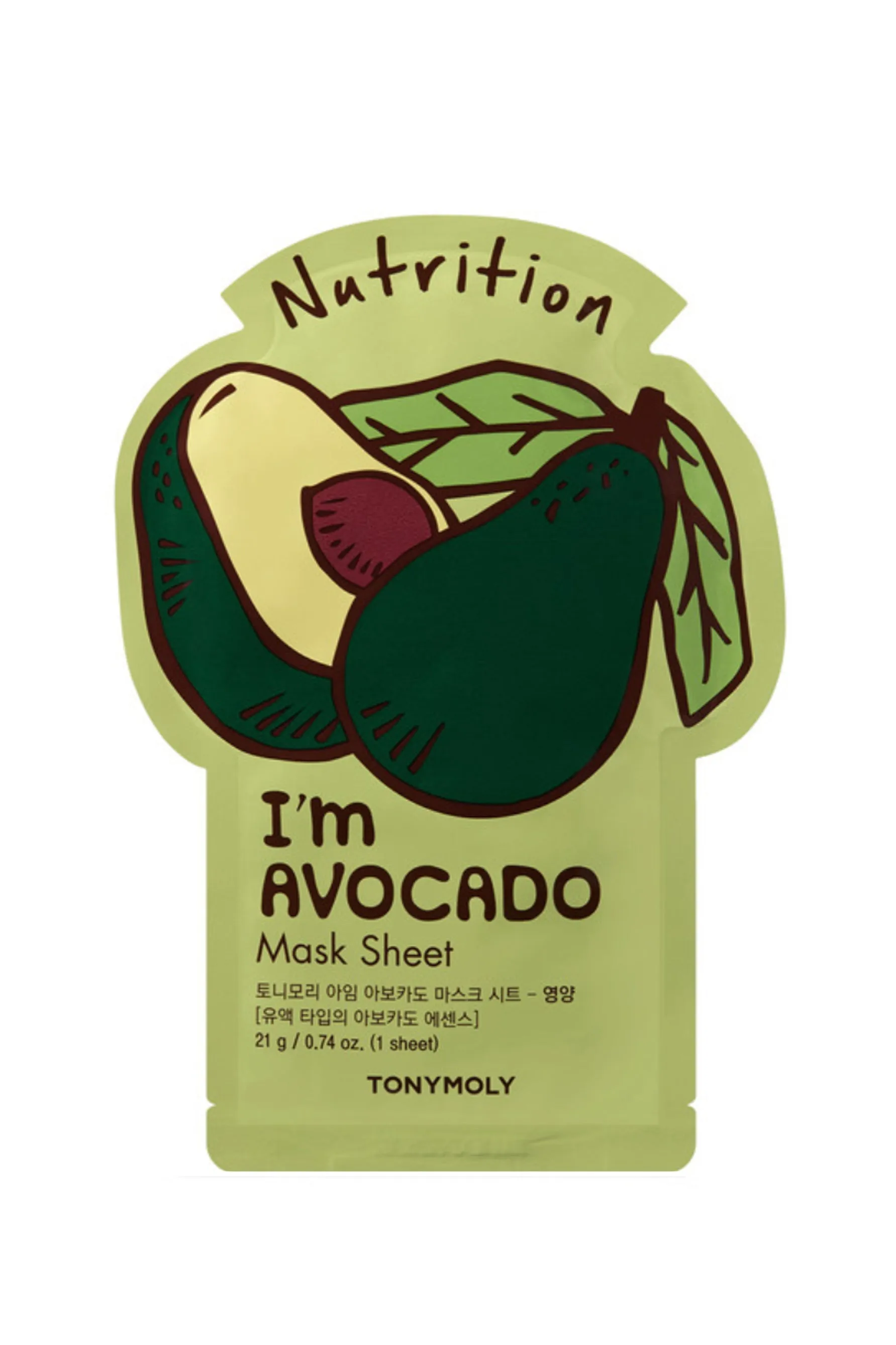 TONYMOLY Master Lab Sheet Mask I'M Avocado