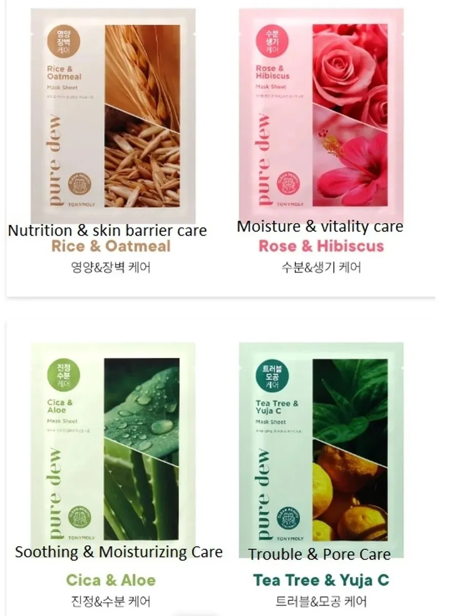 TONYMOLY Pure Dew Mask Sheet ماسك ورقي