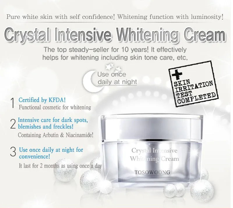 TOSOWOONG Crystal Intensive Whitening Cream