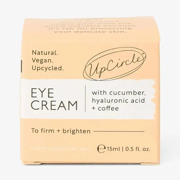 UpCircle Eye Cream Hyaluronic Acid   Coffee 15ml